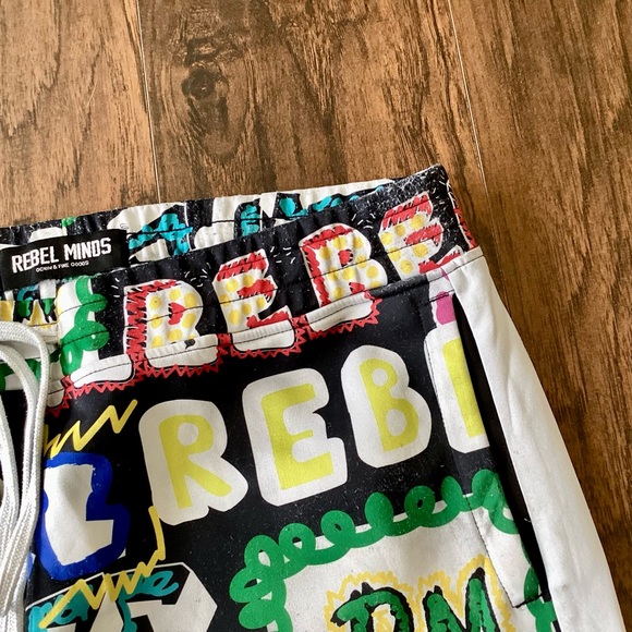 Rebel Minds Graphic Track Pants - Picture 2 of 7